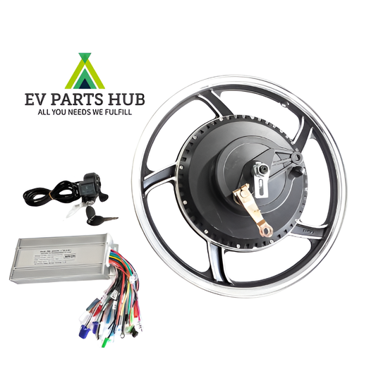 17 inch 72V 2000watt BLDC motorcycle hub motor kit ( DISK Break )