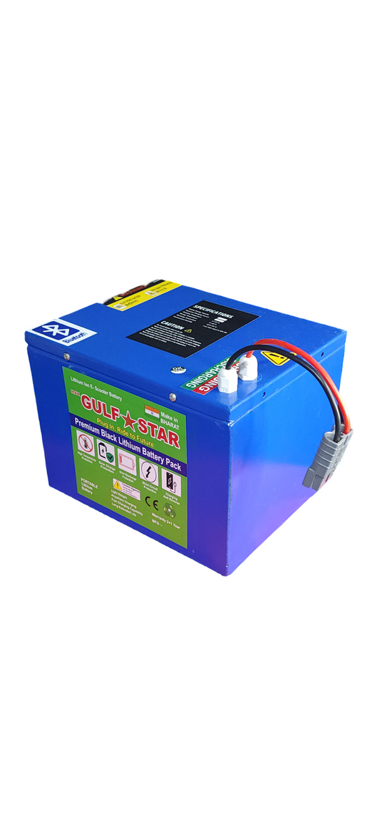 5 Year warranty Gulf star battery EV 60V /50 AH NMC-LITHIUM POLIMER ADVANCE  BATTERY