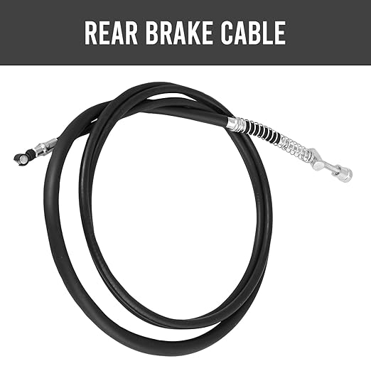 Rear Brake Cable 208.2 cm (82 Inch) Black for Electric Scooty