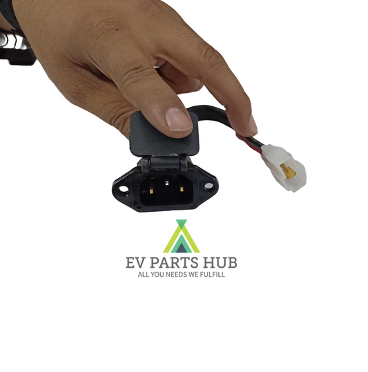 Battery Charging Port Charger Socket 3 Pin Common for Electric Scooter