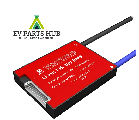 DALY BMS 13S 48V 40A Li-ion Battery Protection Module PCB Protection Board with Balance Leads BMS for 18650 Battery Pack 48V(Standard BMS,40A)