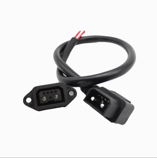 Okinawa Charging Socket with Wire - D-Type Male / Female (Premium Quality)