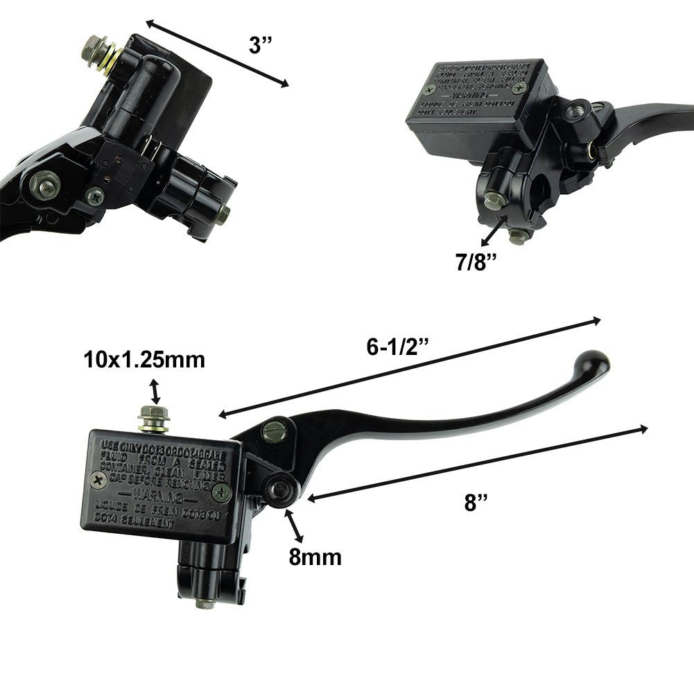 Disc Brake Pump set with Lever Left/Right